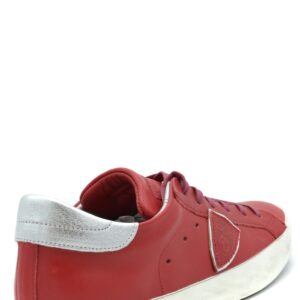 Shop Philippe Model Women’s Red Sneaker B at Brands Seekers