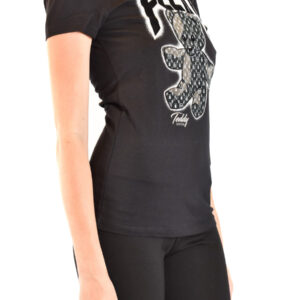 Shop Philipp Plein Women’s Black T-Shirt V at Brands Seekers