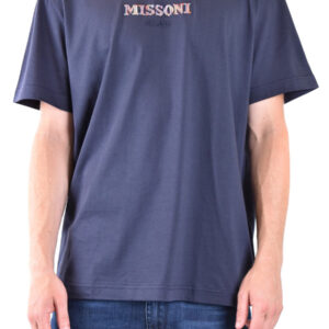Shop Missoni Men’s Blue T-Shirt V at Brands Seekers