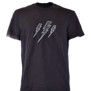 Shop Neil Barrett Men’s Black T-Shirt V at Brands Seekers