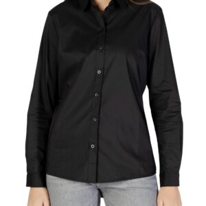 Shop Jacqueline De Yong Women’s Black Shirt 15149877 at Brands Seekers