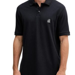 Shop Armani Exchange Men’s Blue Polo XM000367 AF13022 at Brands Seekers