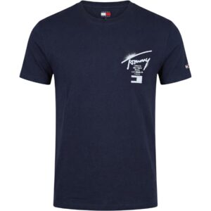 Shop Tommy Hilfiger Jeans Men’s Blue T-Shirt DM0DM22553 at Brands Seekers
