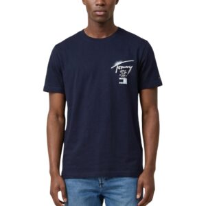 Shop Tommy Hilfiger Jeans Men’s Blue T-Shirt DM0DM22553 at Brands Seekers