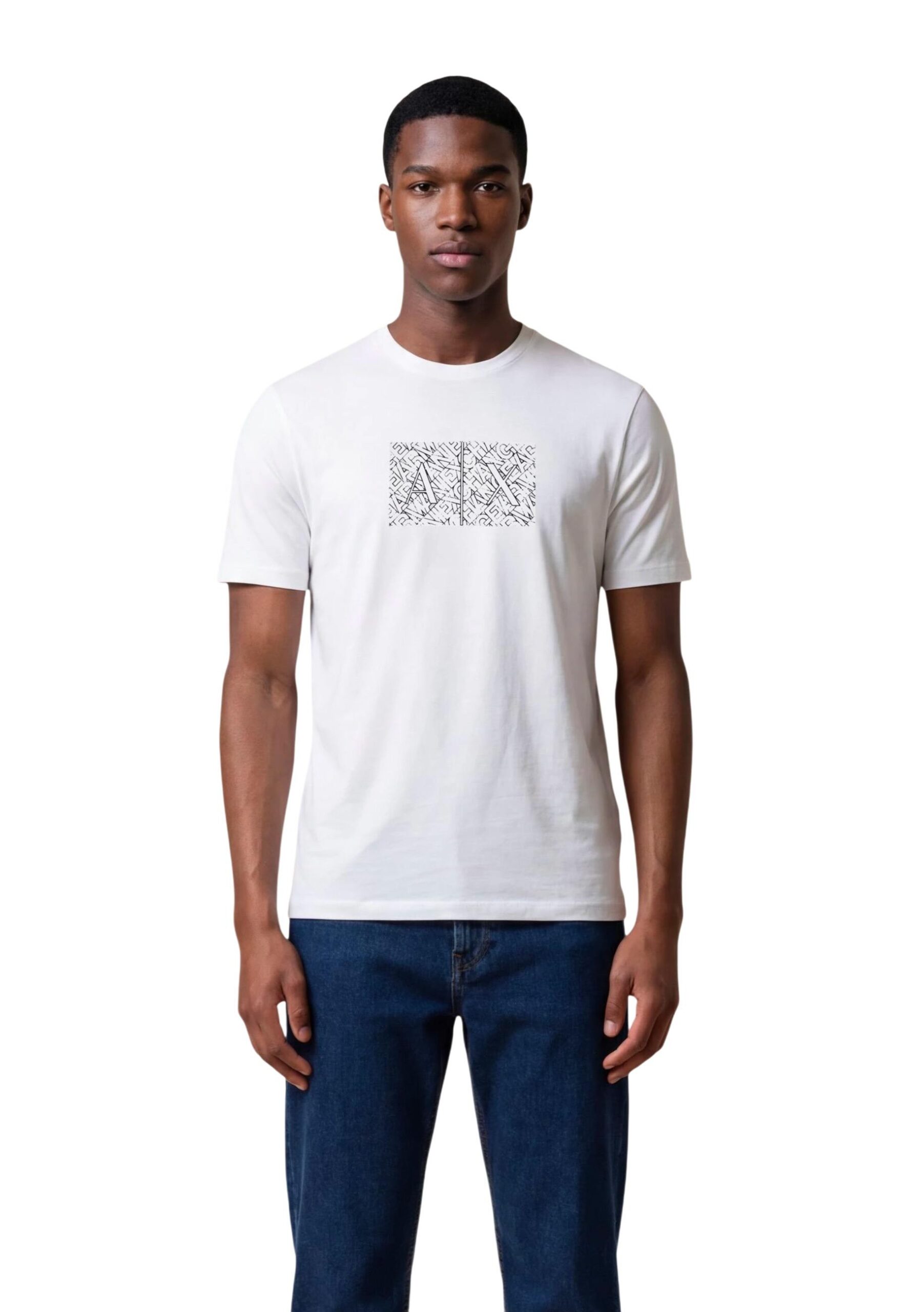 Shop Armani Exchange Men’s White T-Shirt XM002784 AF10356 at Brands Seekers