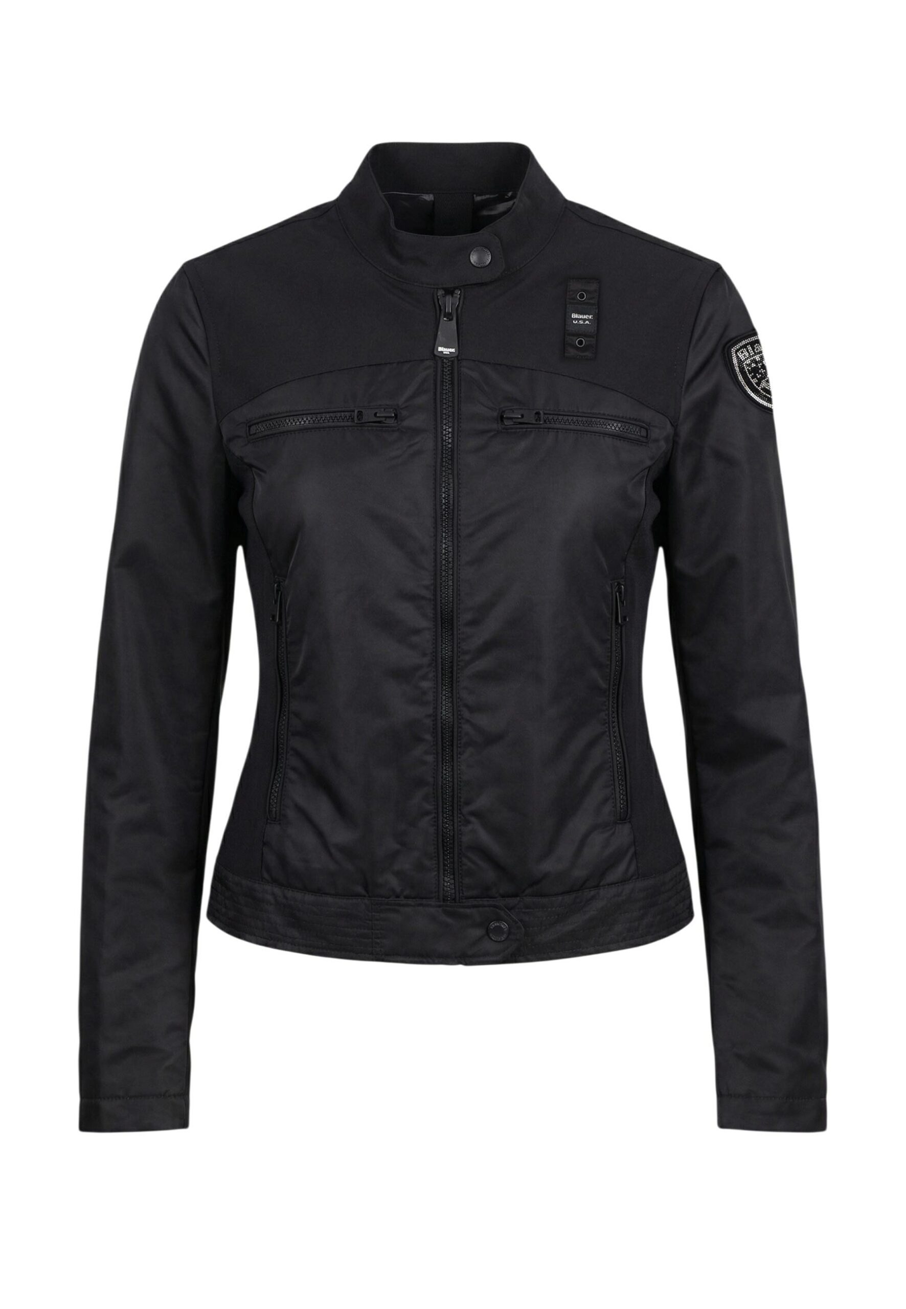 Blauer 26SBLDC01217 பெண்கள் கருப்பு பிளேஸர்