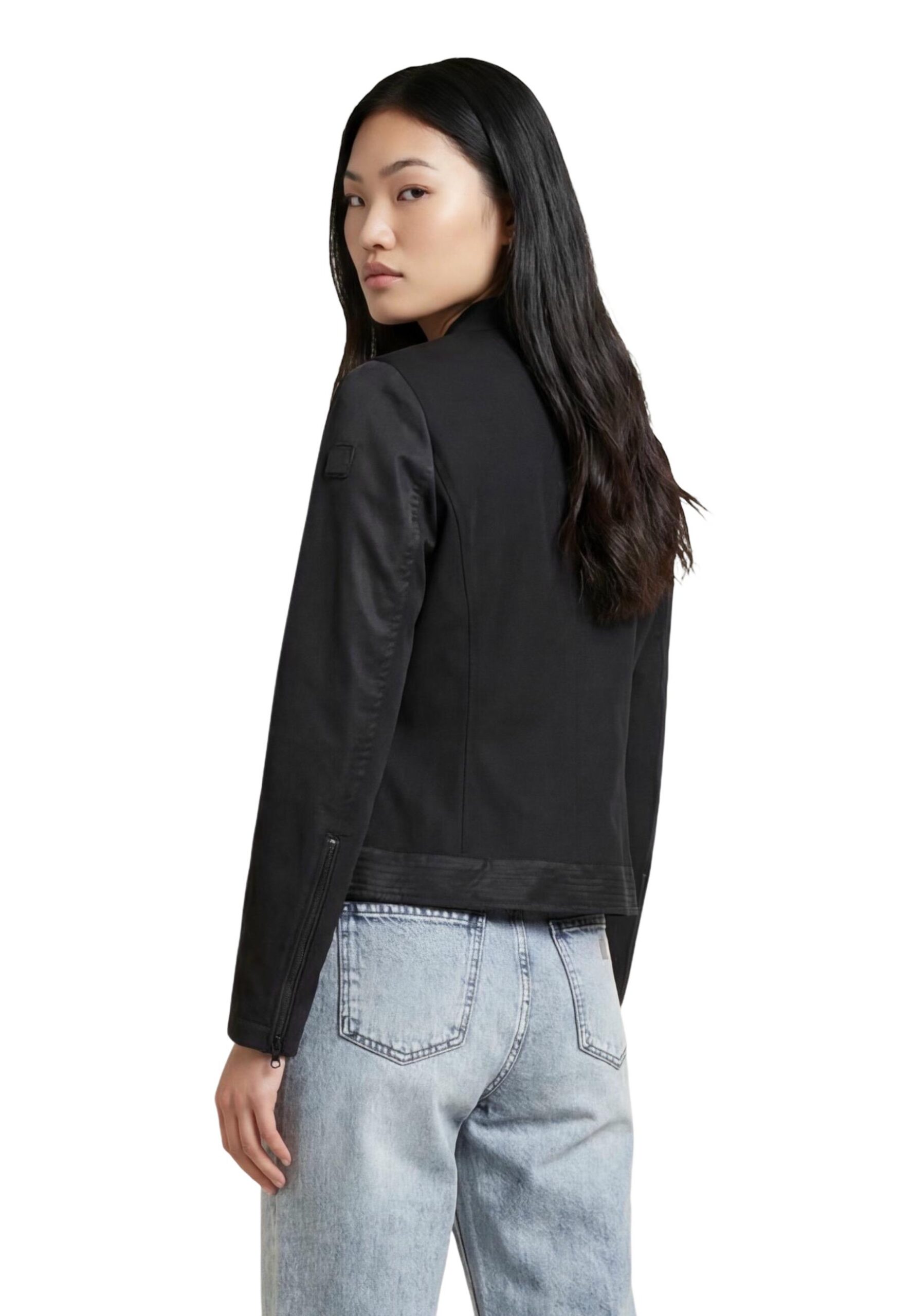 Blauer 26SBLDC01217 பெண்கள் கருப்பு பிளேஸர்
