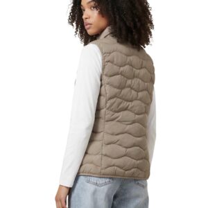 Shop Ea7 Women’s Beige Gilet 8NTQ08 TNF8Z at Brands Seekers