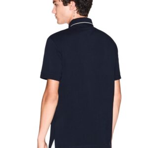 Shop Armani Exchange Men’s Blue Polo XM001289 AF10363 at Brands Seekers
