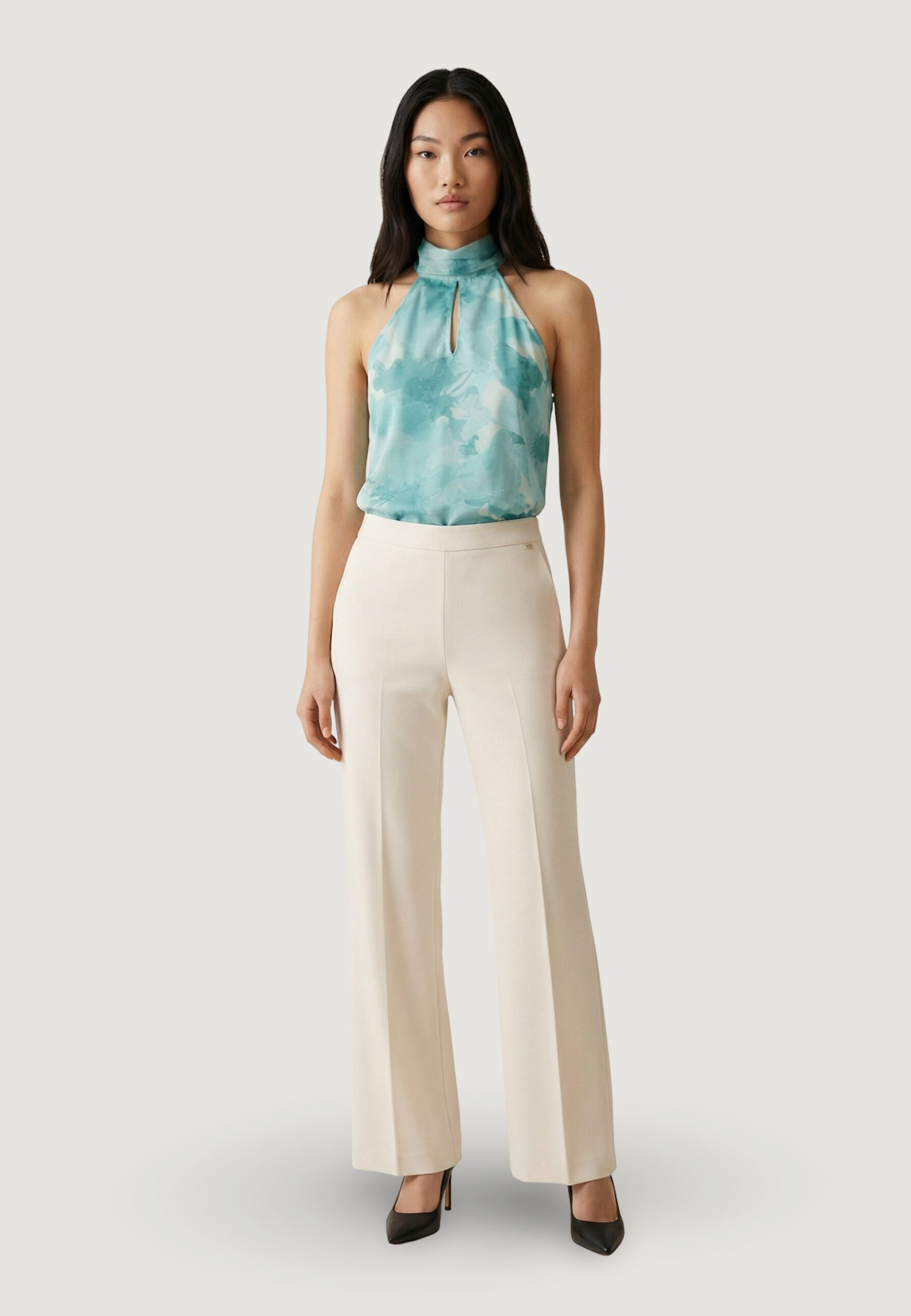 Shop Artigli Women’s White Trouser ACPA004356 at Brands Seekers