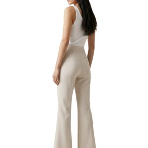 Shop Artigli Women’s Beige Trousers ACPA004355 at Brands Seekers