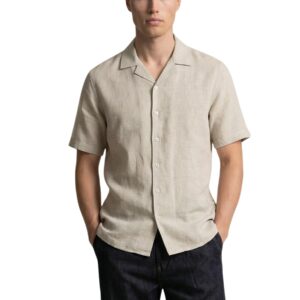 Shop Gianni Lupo Men’s Beige Shirt 518732 at Brands Seekers