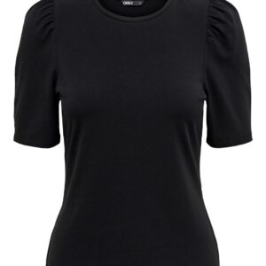 Shop Only Women’s Black T-Shirt 15282484 at Brands Seekers