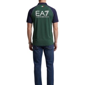 Shop Ea7 Men’s Blue Polo LINES Men’s at Brands Seekers