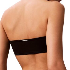 Shop Calvin Klein Jeans Women’s Black Beachwear Bandeau With Straps at Brands Seekers