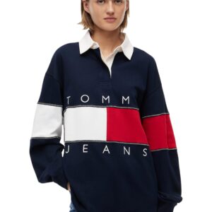 Shop Tommy Hilfiger Jeans Women’s Blue Sweatshirt 2475111 at Brands Seekers