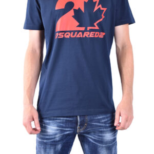 Shop Dsquared2 Men’s Blue T-Shirt V at Brands Seekers