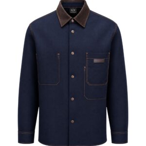 Shop Armani Exchange Men’s Blue Shirt 2476888 at Brands Seekers