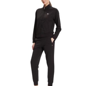 Shop Ea7 Women’s Black Jumpsuit 2476871 at Brands Seekers