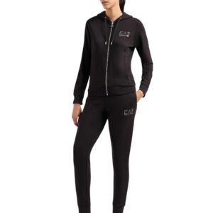 Shop Ea7 Women’s Black Jumpsuit 2476850 at Brands Seekers