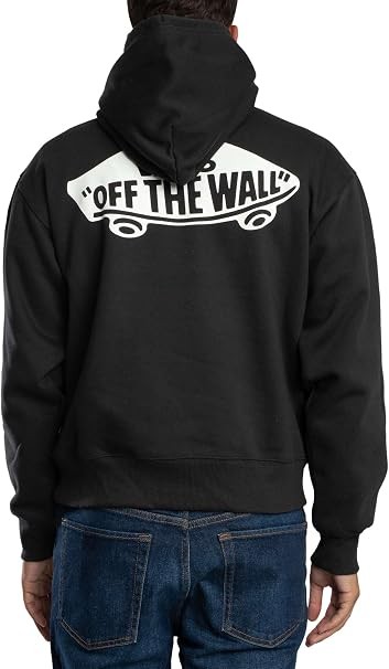 Shop Vans Men’s Black Sweatshirt VN00105KY281 at Brands Seekers