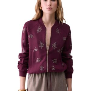 Shop Liu Jo Women’s Purple Sweatshirt FELPA APERTA at Brands Seekers