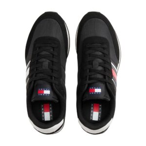 Shop Tommy Hilfiger Jeans Men’s Black Sneaker 2477266 at Brands Seekers