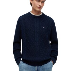 Shop Tommy Hilfiger Jeans Men’s Blue Knitwear 2477269 at Brands Seekers