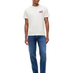 Shop Tommy Hilfiger Jeans Men’s White T-Shirt 2477100 at Brands Seekers