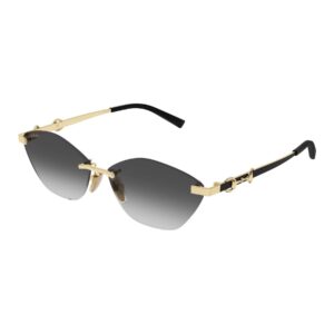 Shop Gucci Women’s Gold Sunglass GG2050S at Brands Seekers