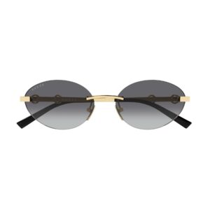 Shop Gucci Women’s Gold Sunglass GG2051S at Brands Seekers
