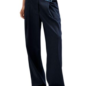 Shop Desigual Women’s Black Trousers PANT EXPRESS at Brands Seekers