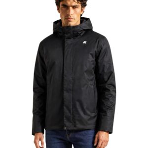 Shop Kway Men’s Black Blazer JACKO TWILL MARMOTTA at Brands Seekers