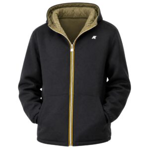 Shop Kway Men’s Black Blazer JACK SPACER NYLON DOUBLE at Brands Seekers