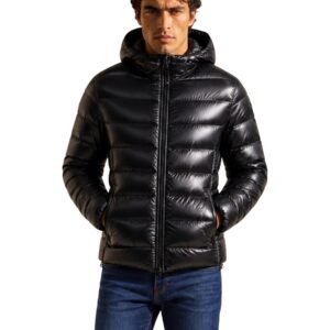 Shop Colmar Originals Men’s Black Jacket QUILTED HOODIE JACKET at Brands Seekers