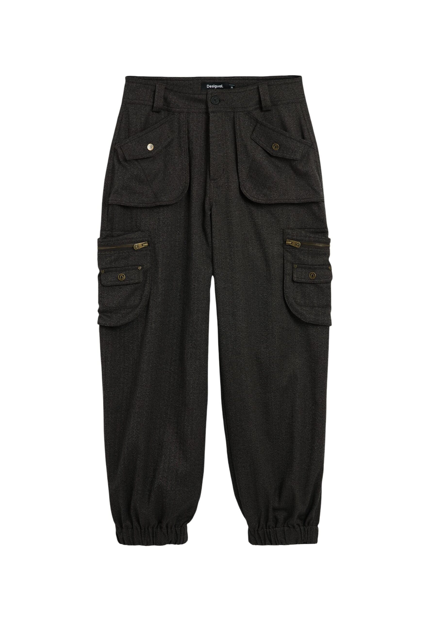 Desigual PANT URBAN Pantalones marrones para mujer
