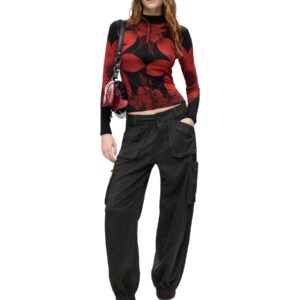 Shop Desigual Women’s Brown Trousers PANT URBAN at Brands Seekers