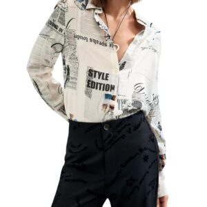 Shop Desigual Women’s Black Trousers PANT MICHELLE at Brands Seekers