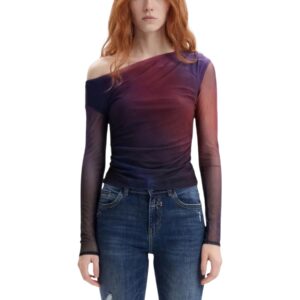 Shop Desigual Women’s Blue T-Shirt TS ESTAMBUL at Brands Seekers