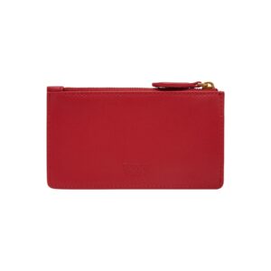 Shop Pinko Women’s Red Wallet AIRONE VITELLO SETA at Brands Seekers
