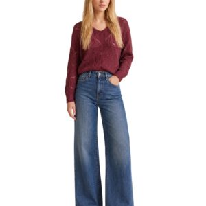 Shop Jacqueline De Yong Women’s Bordeaux Knitwear JDYBADUT at Brands Seekers