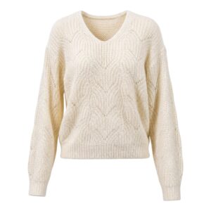 Shop Jacqueline De Yong Women’s Beige Knitwear at Brands Seekers