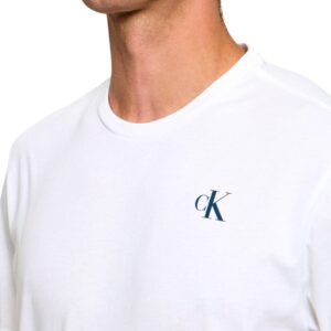 Shop Calvin Klein Jeans Men’s White T-Shirt 2477033 at Brands Seekers
