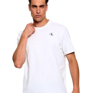 Shop Calvin Klein Jeans Men’s White T-Shirt 2477033 at Brands Seekers