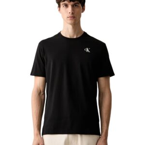 Shop Calvin Klein Jeans Men’s Black T-Shirt 2476974 at Brands Seekers