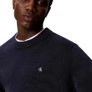 Shop Calvin Klein Jeans Men’s Blue Knitwear 2476973 at Brands Seekers