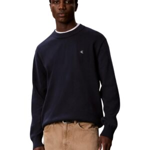 Shop Calvin Klein Jeans Men’s Blue Knitwear 2476973 at Brands Seekers