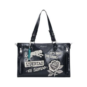 Shop Desigual Women’s Black Bag BAG LIBERTAS LIENDO at Brands Seekers