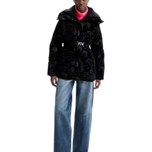 Shop Desigual Women’s Black Jacket PADDED LUCIENNE at Brands Seekers