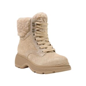 Shop Guess Women’s Beige Boots VIKKI at Brands Seekers